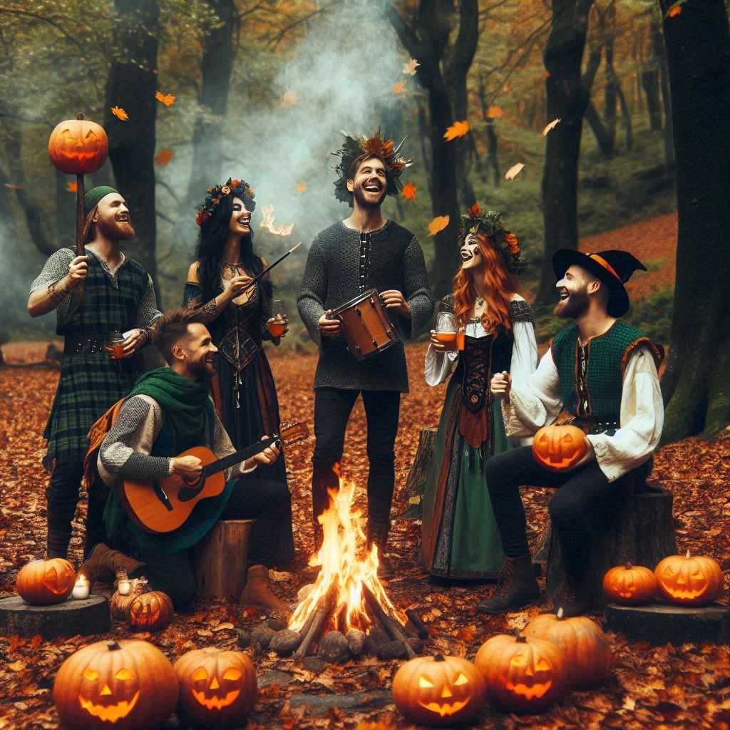 This typical image sums up the modern perception of a Halloween celebration, but the truth is stranger than fiction